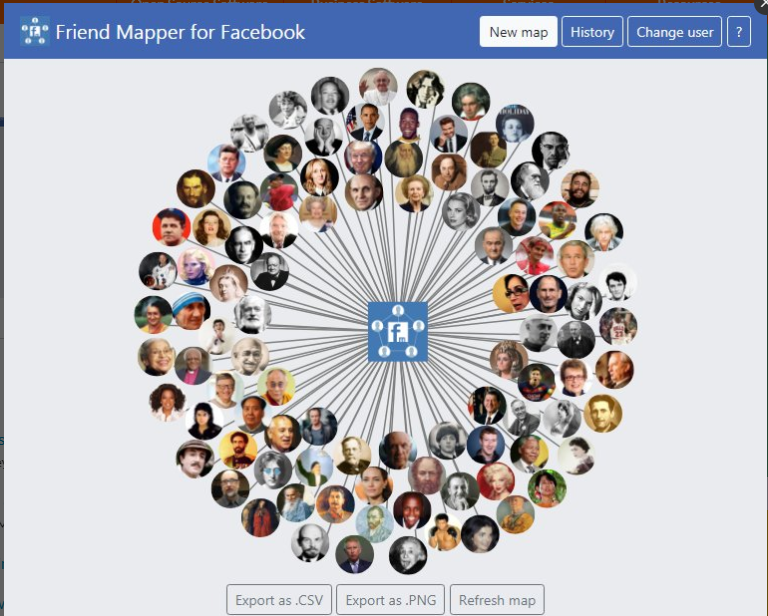 facebook friend mapper